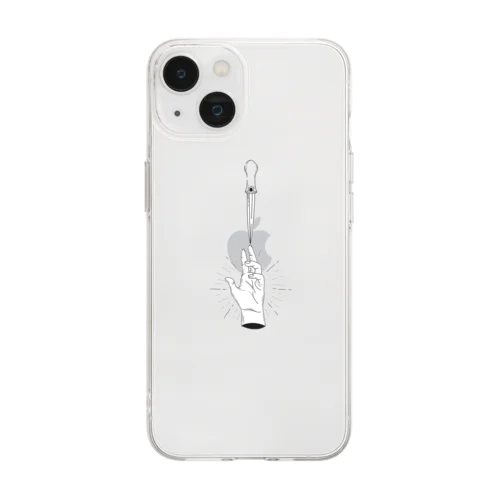 服従 Soft Clear Smartphone Case