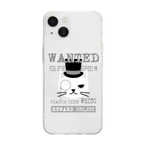 WANTED～怪盗ホワイト編～ Soft Clear Smartphone Case