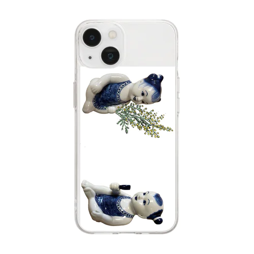 ヤーちゃんマーちゃん Soft Clear Smartphone Case