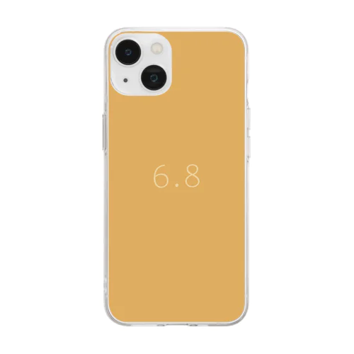 6月8日の誕生色「ゴールデン・アプリコット」 Soft Clear Smartphone Case