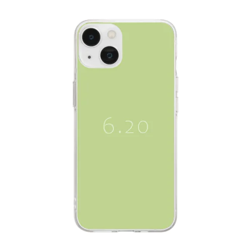 6月20日の誕生色「レタス・グリーン」 Soft Clear Smartphone Case