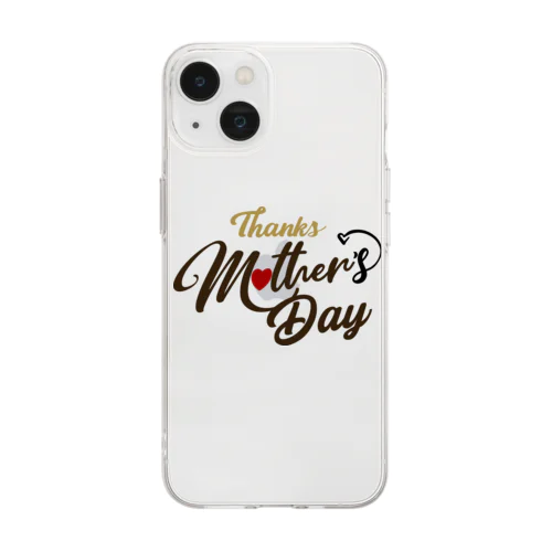 Thanks Mother’s Day Soft Clear Smartphone Case