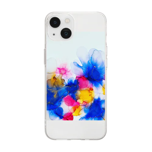 似顔絵工房ちゃら ch011 Soft Clear Smartphone Case