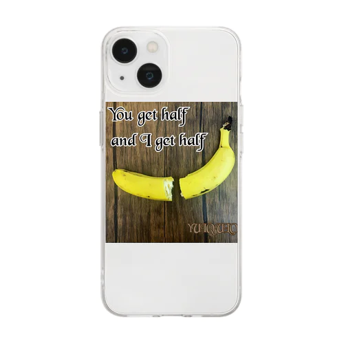 YUIがちぎったバナナ Soft Clear Smartphone Case