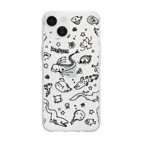 深海モンスター Soft Clear Smartphone Case