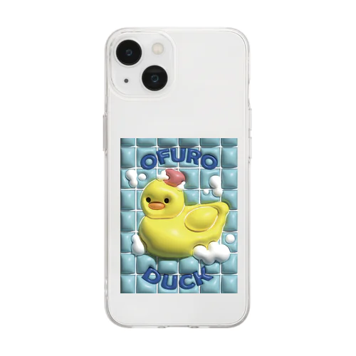 🐣OFURO DUCK🛁 Soft Clear Smartphone Case