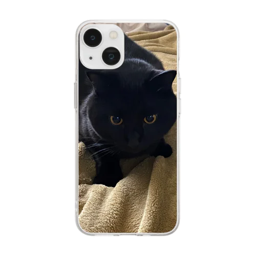 迷い黒猫キキ Soft Clear Smartphone Case