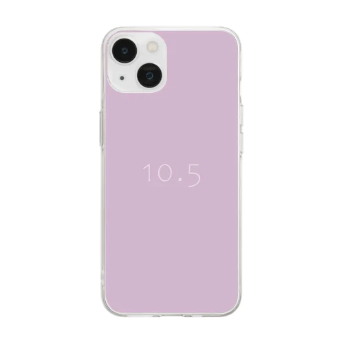 10月5日の誕生色「ウィンサム・オーキッド」 Soft Clear Smartphone Case