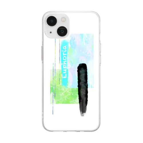 Euphoria〜ブルー〜 Soft Clear Smartphone Case