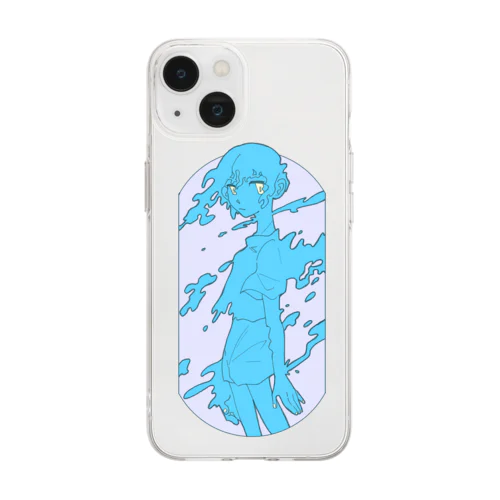 夏の日陰 Soft Clear Smartphone Case