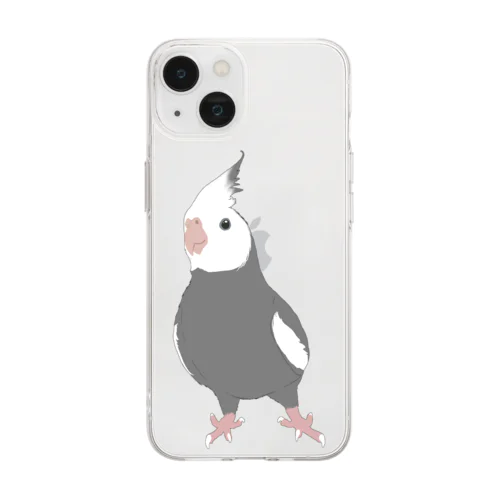 あんよが可愛いWFオカメ Soft Clear Smartphone Case