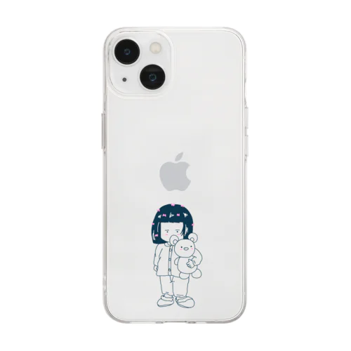 むーさん Soft Clear Smartphone Case