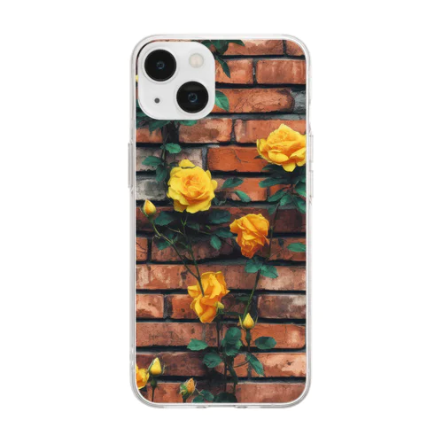 Yellow Roses [01] Soft Clear Smartphone Case