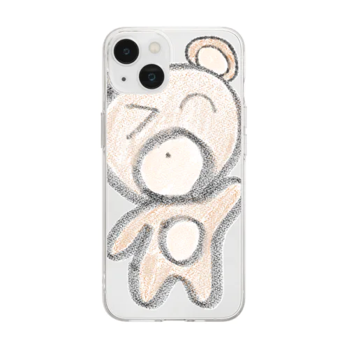 わたりぐま Soft Clear Smartphone Case