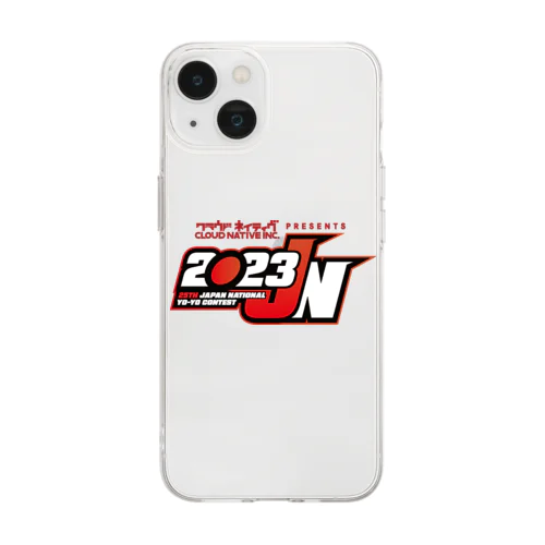 2023JNロゴ-タイプA Soft Clear Smartphone Case