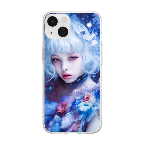 夢見る花嫁 002 Soft Clear Smartphone Case