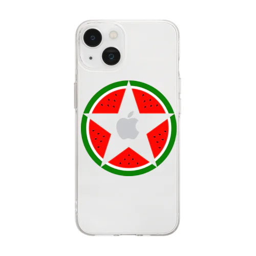 Suica star Soft Clear Smartphone Case