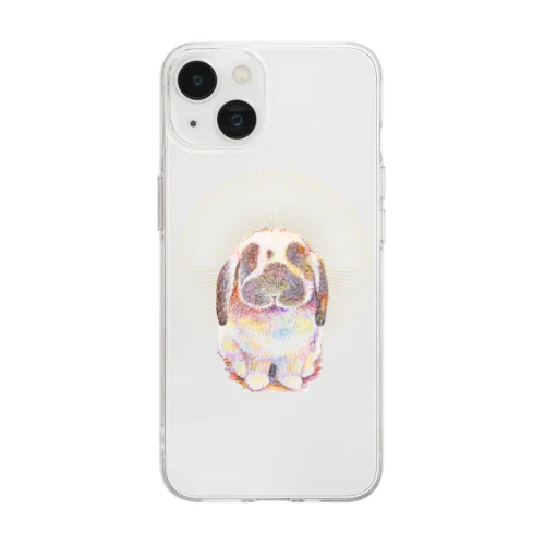 ありがたきいのち Soft Clear Smartphone Case