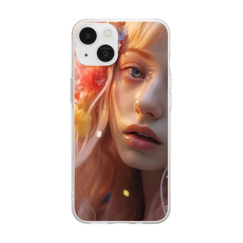 夢見る花嫁 004 Soft Clear Smartphone Case