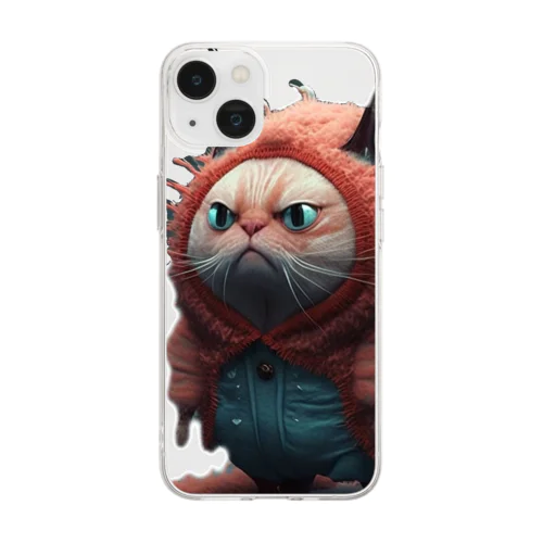 海老猫 Soft Clear Smartphone Case