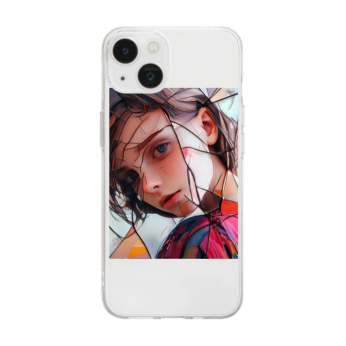 Broken girl Soft Clear Smartphone Case