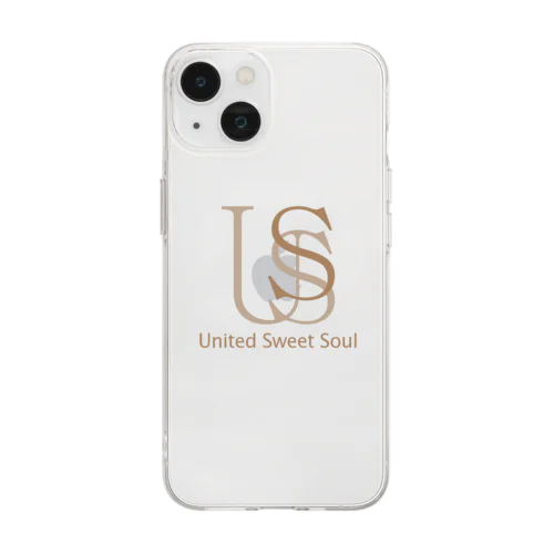 United Sweet Soul Logo#02 ソフトクリアスマホケース