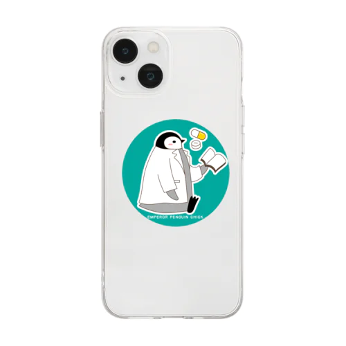 コウテイペンギンのヒナは薬剤師さん Soft Clear Smartphone Case