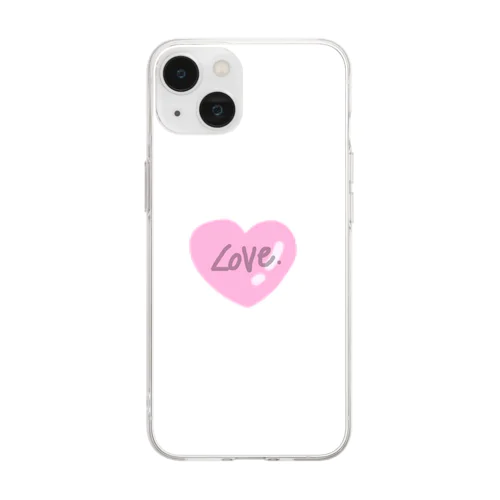 らーぶ Soft Clear Smartphone Case