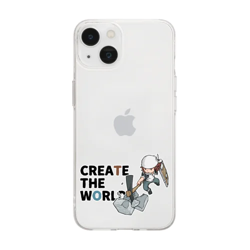 CREATE THE WORLD Soft Clear Smartphone Case