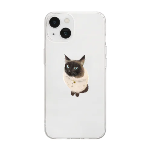 ミッキー画伯 Soft Clear Smartphone Case