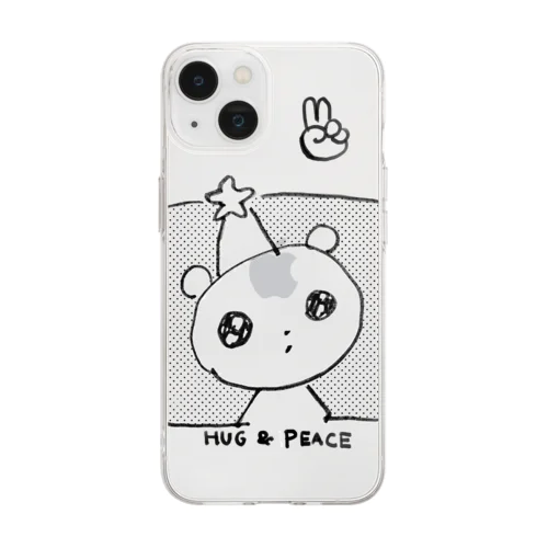 HUG&PEACE Soft Clear Smartphone Case