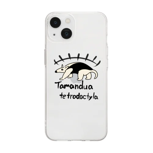 Tamandua tetradactyla Soft Clear Smartphone Case