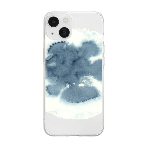 水彩海月 Soft Clear Smartphone Case