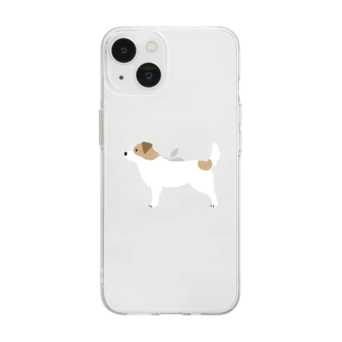 ジャックラッセル 01 Soft Clear Smartphone Case