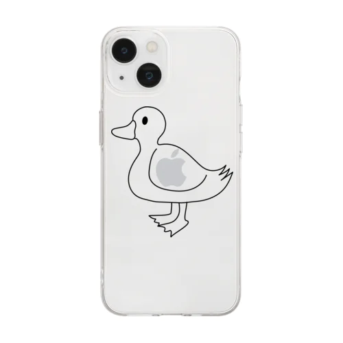 あひるちゃん Soft Clear Smartphone Case