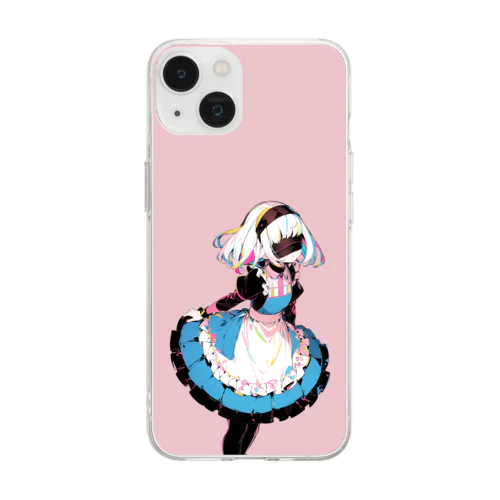 BLINDFOLD GIRL 12 Soft Clear Smartphone Case