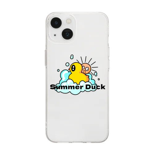 Summer Duck Soft Clear Smartphone Case