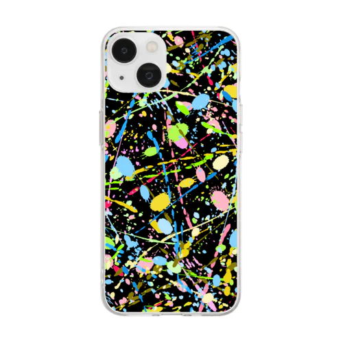 PAINT_C4K Soft Clear Smartphone Case