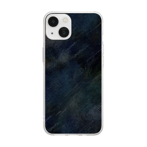 dark starry sky Soft Clear Smartphone Case