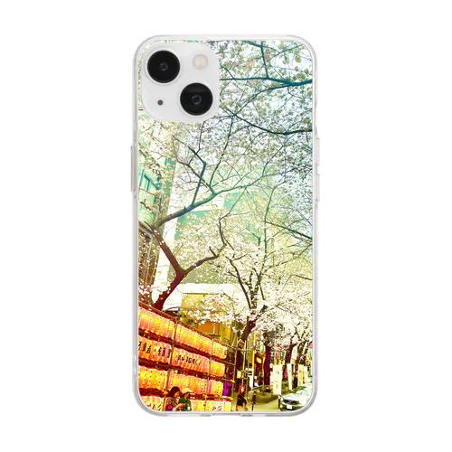 東京渋谷　桜坂 Soft Clear Smartphone Case