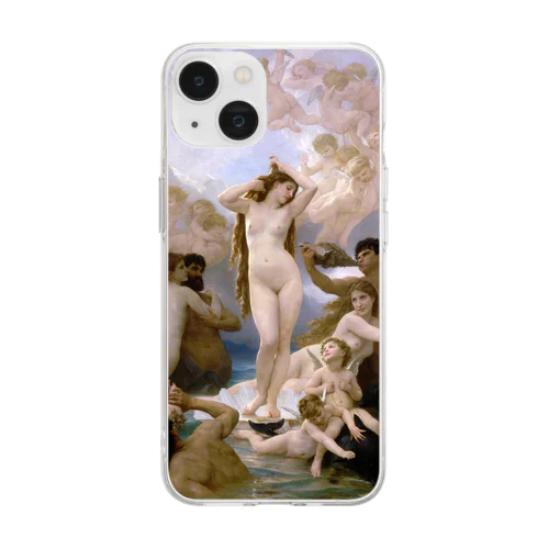 ヴィーナスの誕生 / The Birth of Venus Soft Clear Smartphone Case