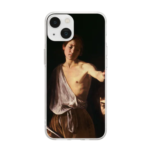 ゴリアテの頭を持つダヴィデ / David with the Head of Goliath Soft Clear Smartphone Case