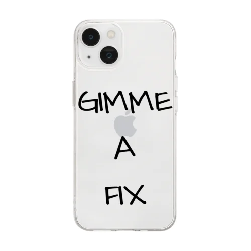 シド・ヴィシャス　GIMME A FIX Soft Clear Smartphone Case