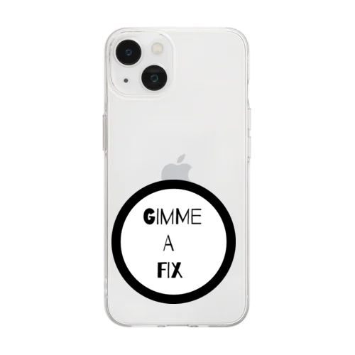 シド・ヴィシャス　GIMME A FIX Soft Clear Smartphone Case