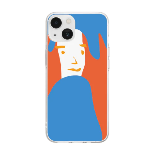 あおくん Soft Clear Smartphone Case