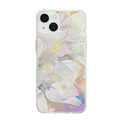 花の羽〜その2〜 Soft Clear Smartphone Case