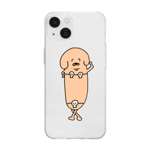 ホタテビキニ Soft Clear Smartphone Case