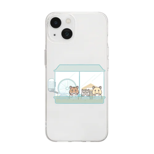 お家ハムスターズ Soft Clear Smartphone Case