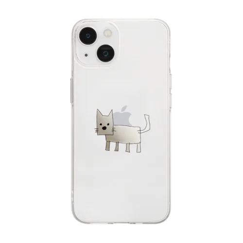 犬くん Soft Clear Smartphone Case