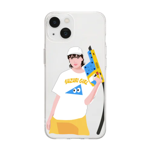 スズリガール Soft Clear Smartphone Case